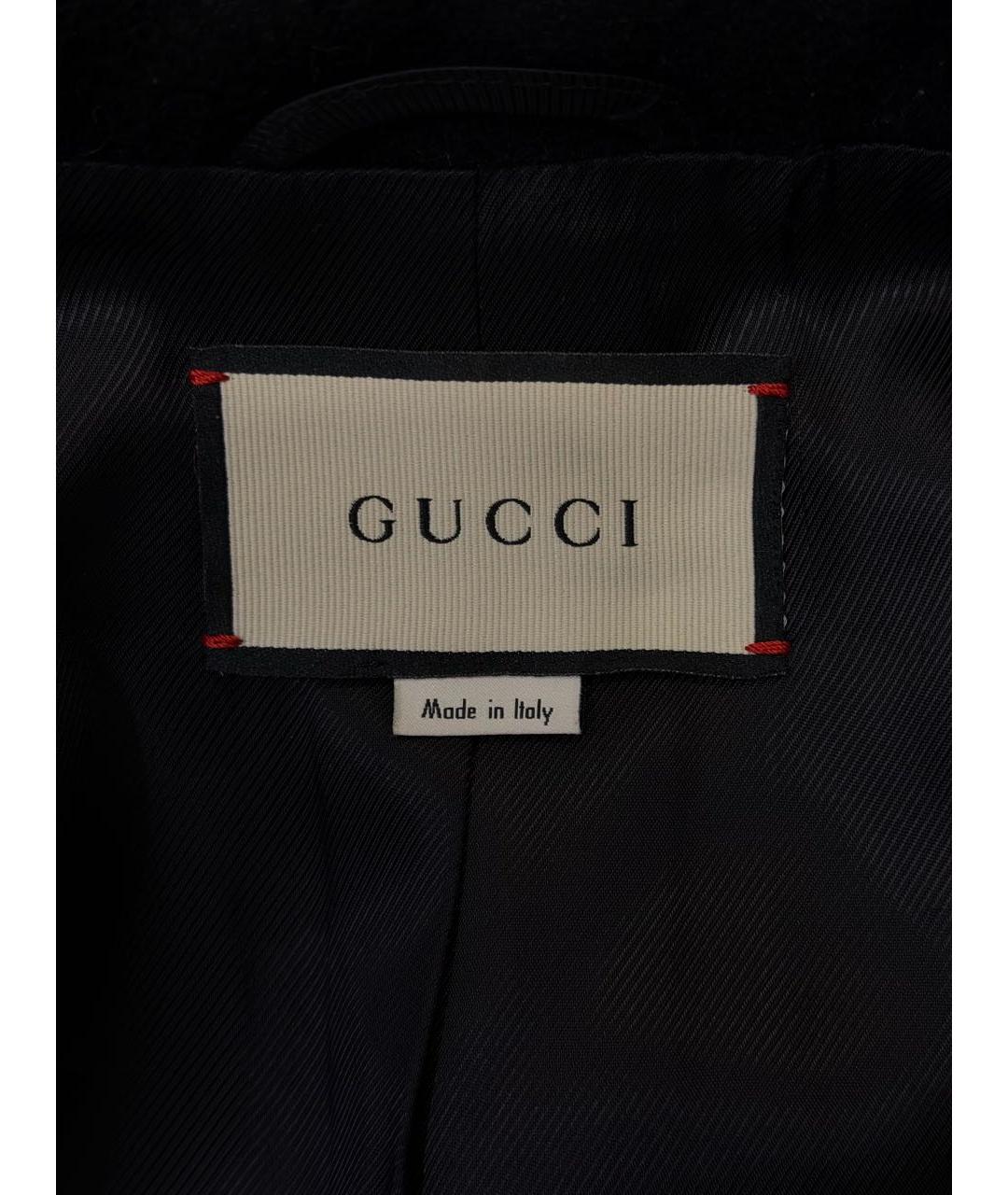 GUCCI Черное пальто, фото 7