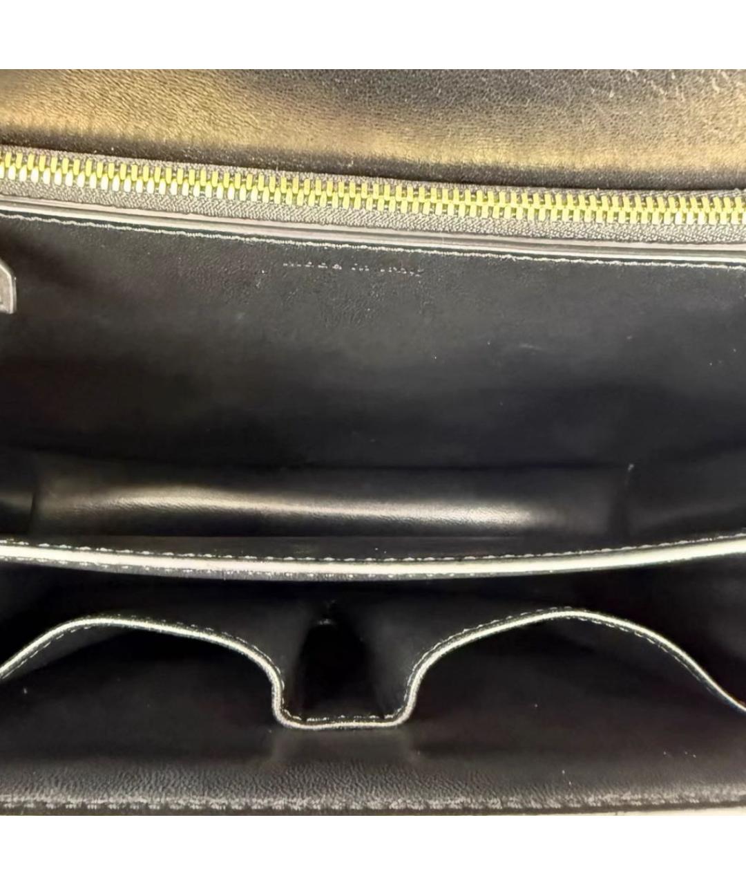 CELINE Черная кожаная сумка через плечо, фото 8