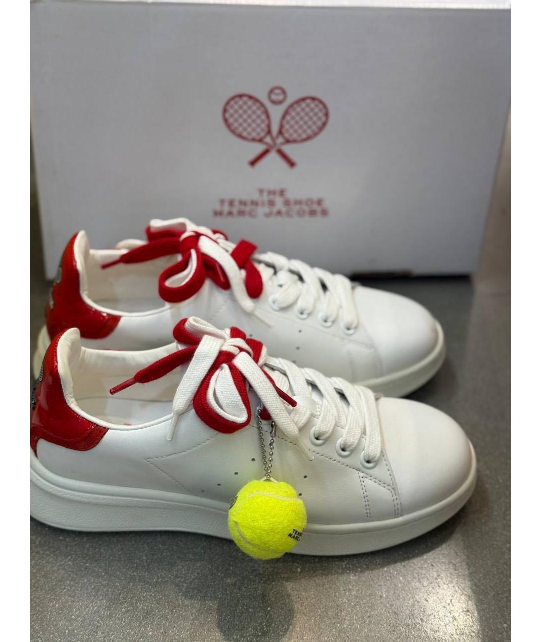 MARC JACOBS Белые кожаные кеды, фото 3