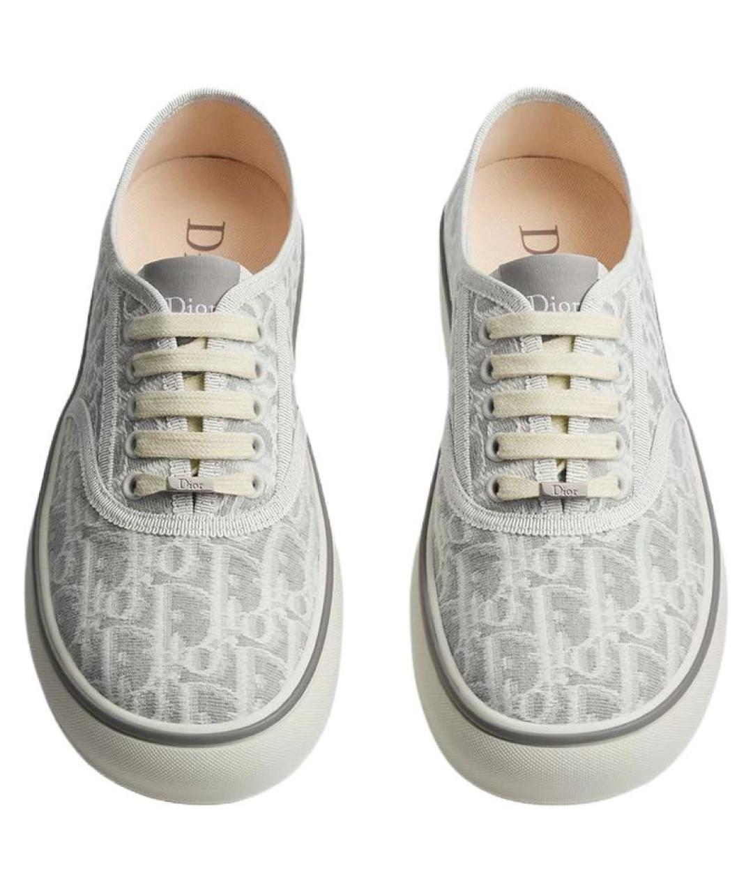 CHRISTIAN DIOR Серые кеды, фото 3