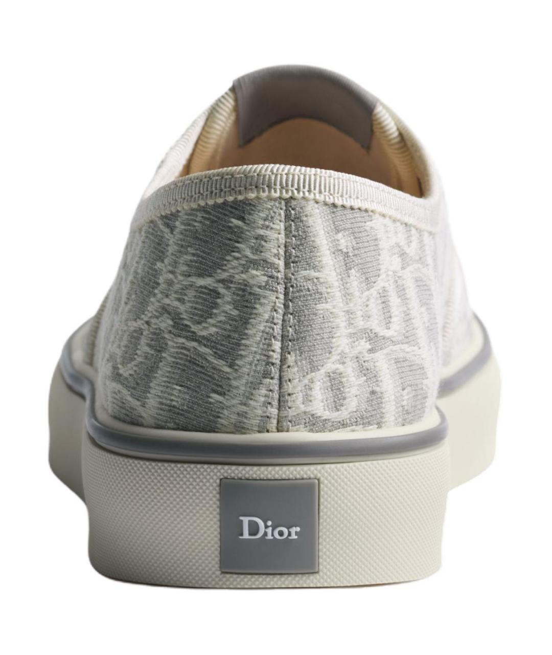CHRISTIAN DIOR Серые кеды, фото 4