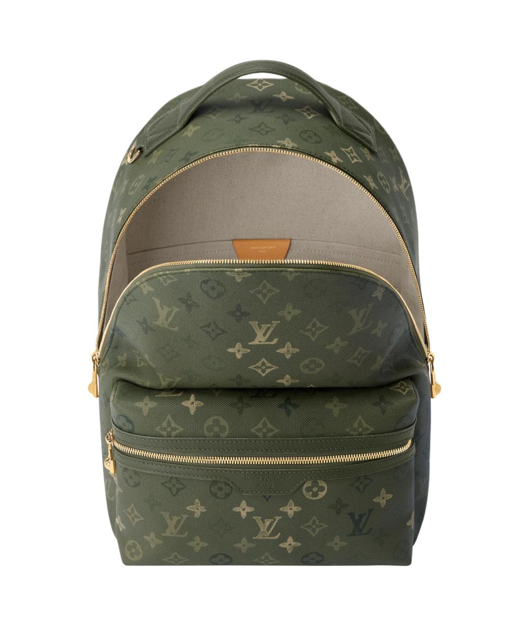 LOUIS VUITTON Зеленый рюкзак, фото 4