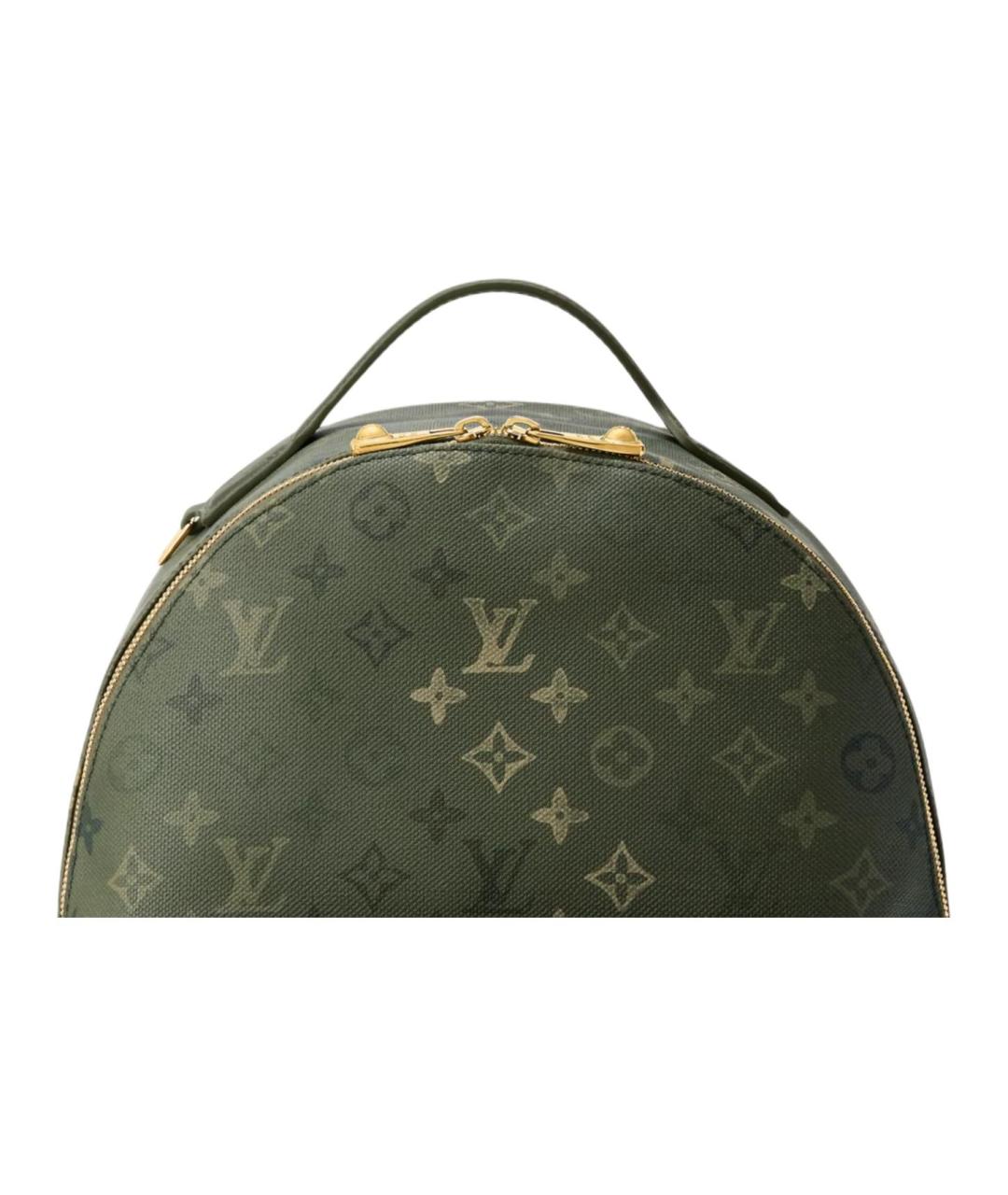 LOUIS VUITTON Зеленый рюкзак, фото 5