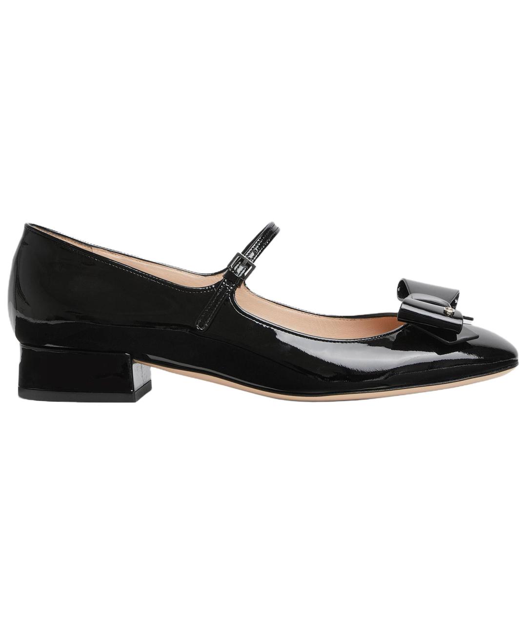 GUCCI Черные кожаные туфли, фото 1