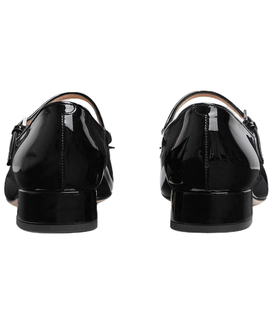 GUCCI Черные кожаные туфли, фото 5