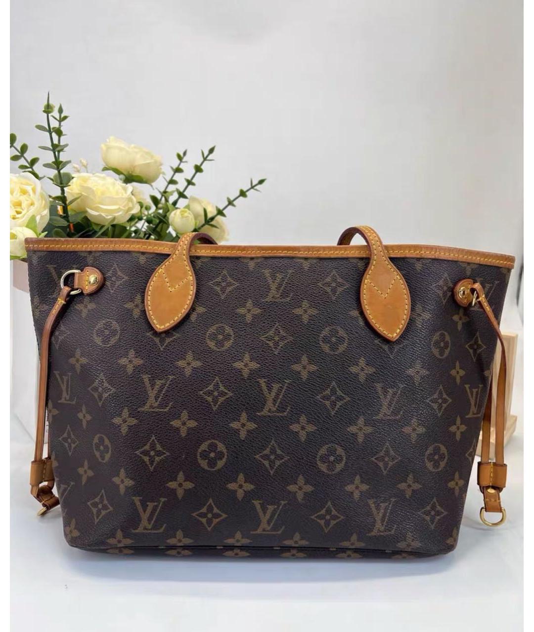 LOUIS VUITTON Коричневая сумка тоут, фото 5