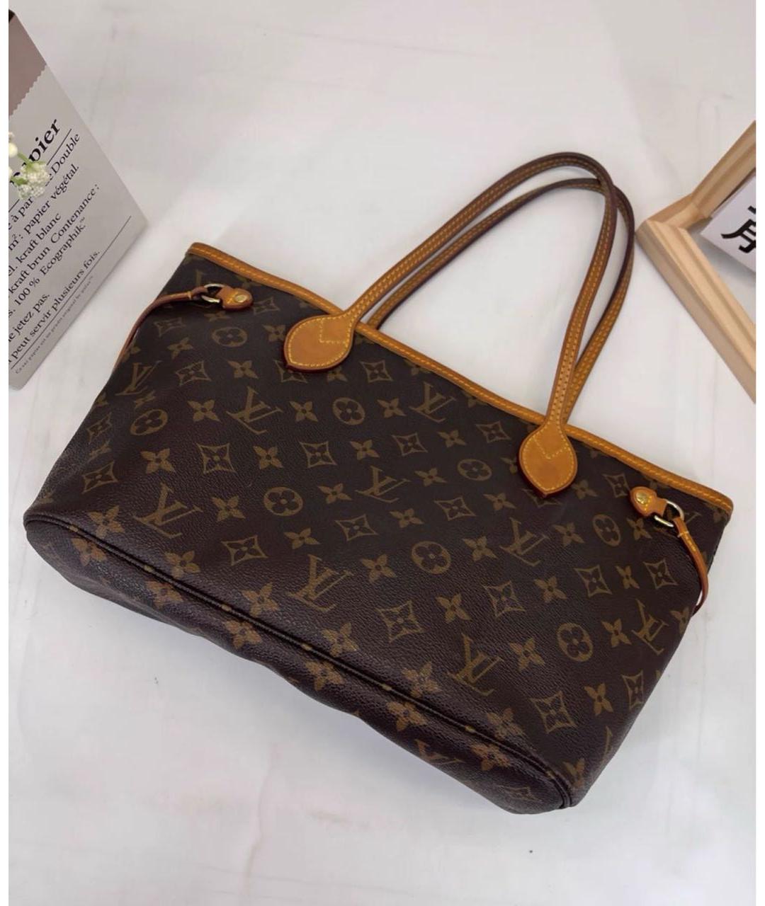 LOUIS VUITTON Коричневая сумка тоут, фото 4