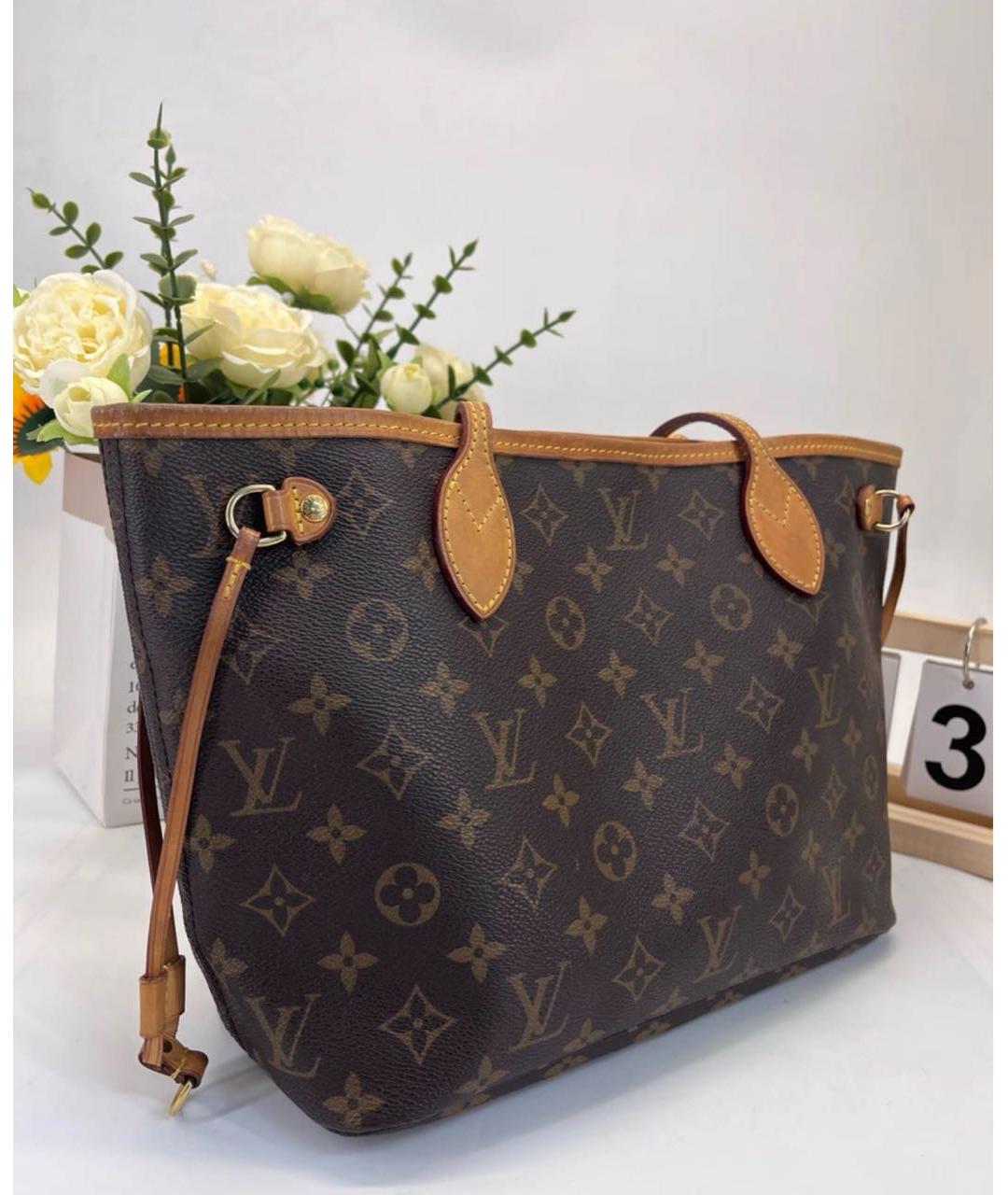 LOUIS VUITTON Коричневая сумка тоут, фото 2