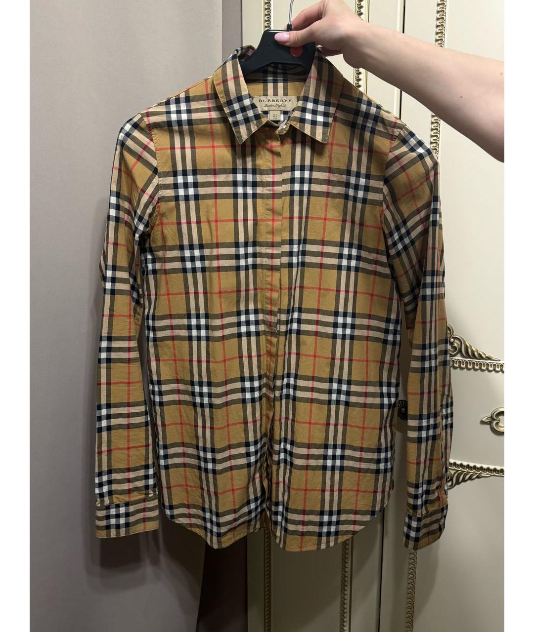 BURBERRY Хлопковая рубашка, фото 9