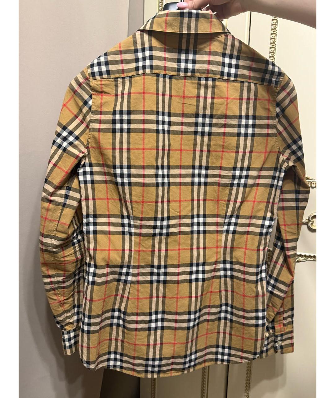 BURBERRY Хлопковая рубашка, фото 2