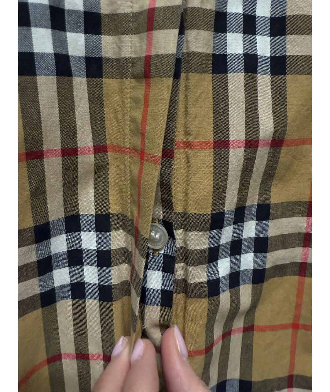 BURBERRY Хлопковая рубашка, фото 7