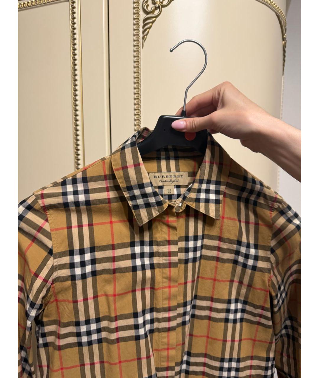 BURBERRY Хлопковая рубашка, фото 3