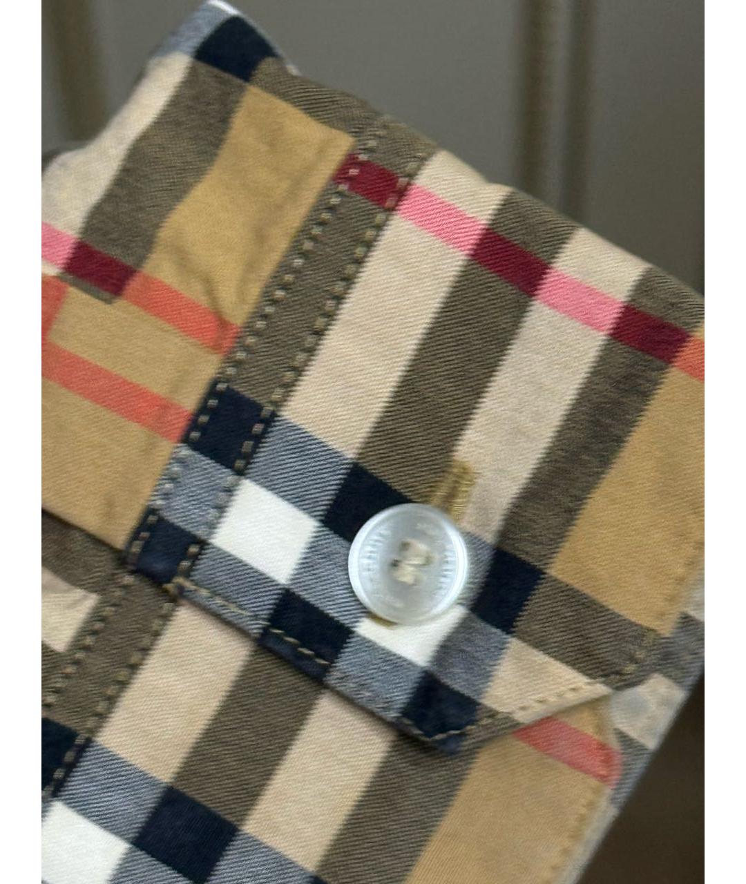 BURBERRY Хлопковая рубашка, фото 6