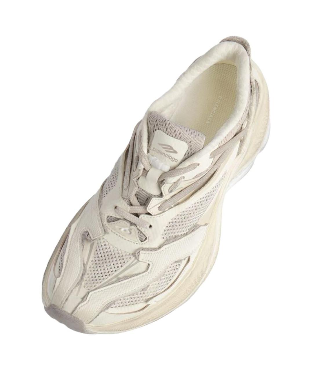 BALENCIAGA Бежевые кроссовки, фото 4