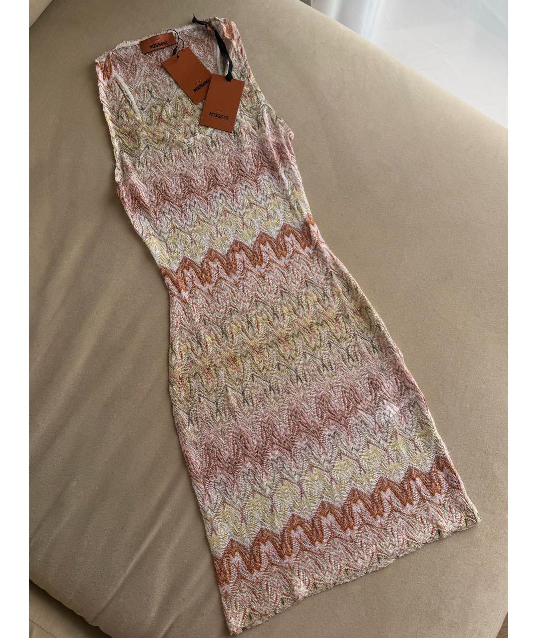 MISSONI Мульти вискозное платье, фото 2