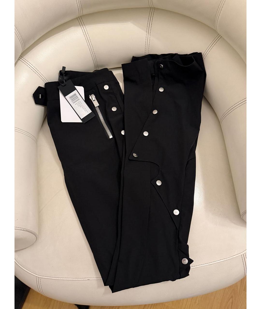 HELIOT EMIL Черные брюки узкие, фото 5