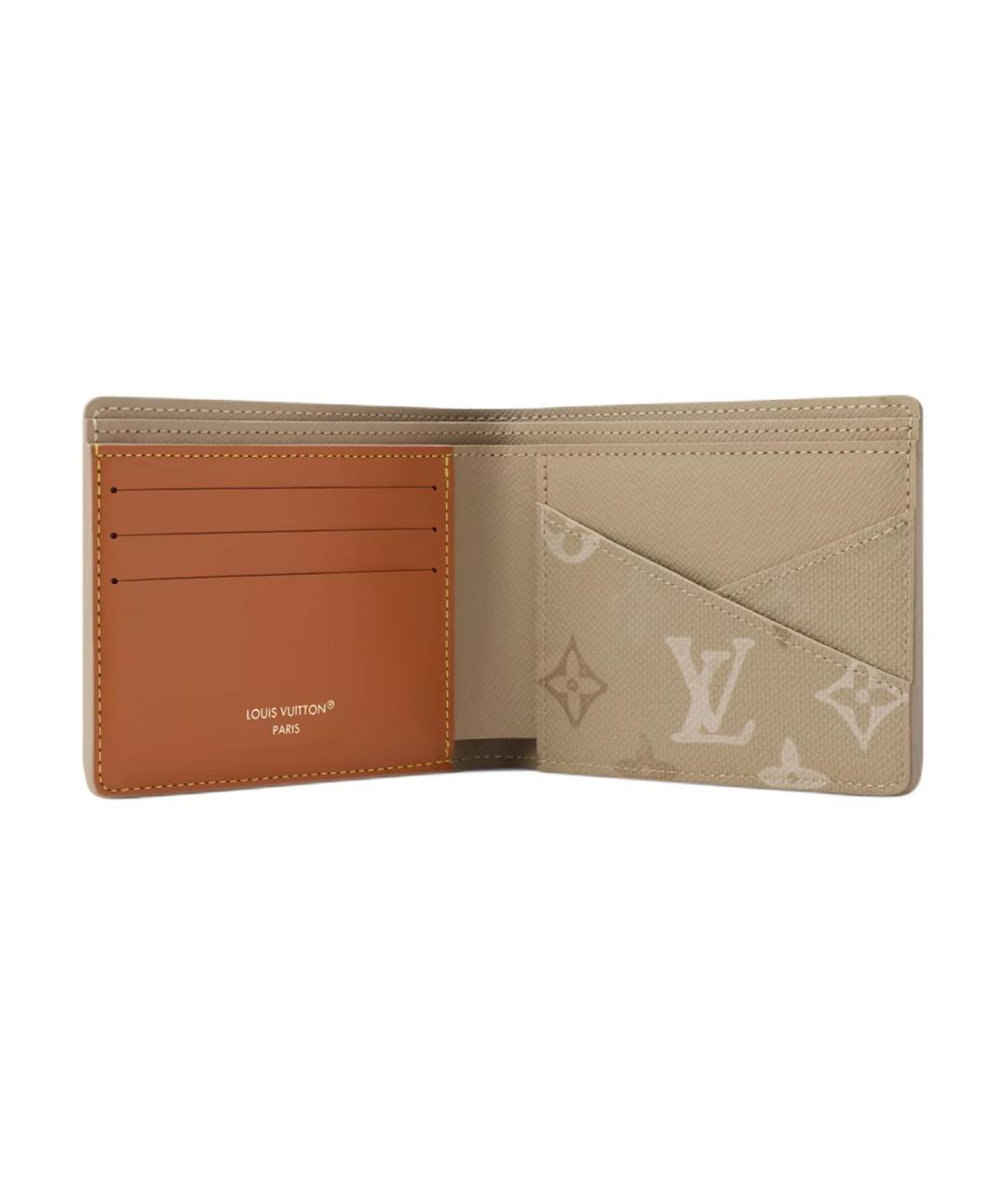 LOUIS VUITTON Коричневый кошелек, фото 4