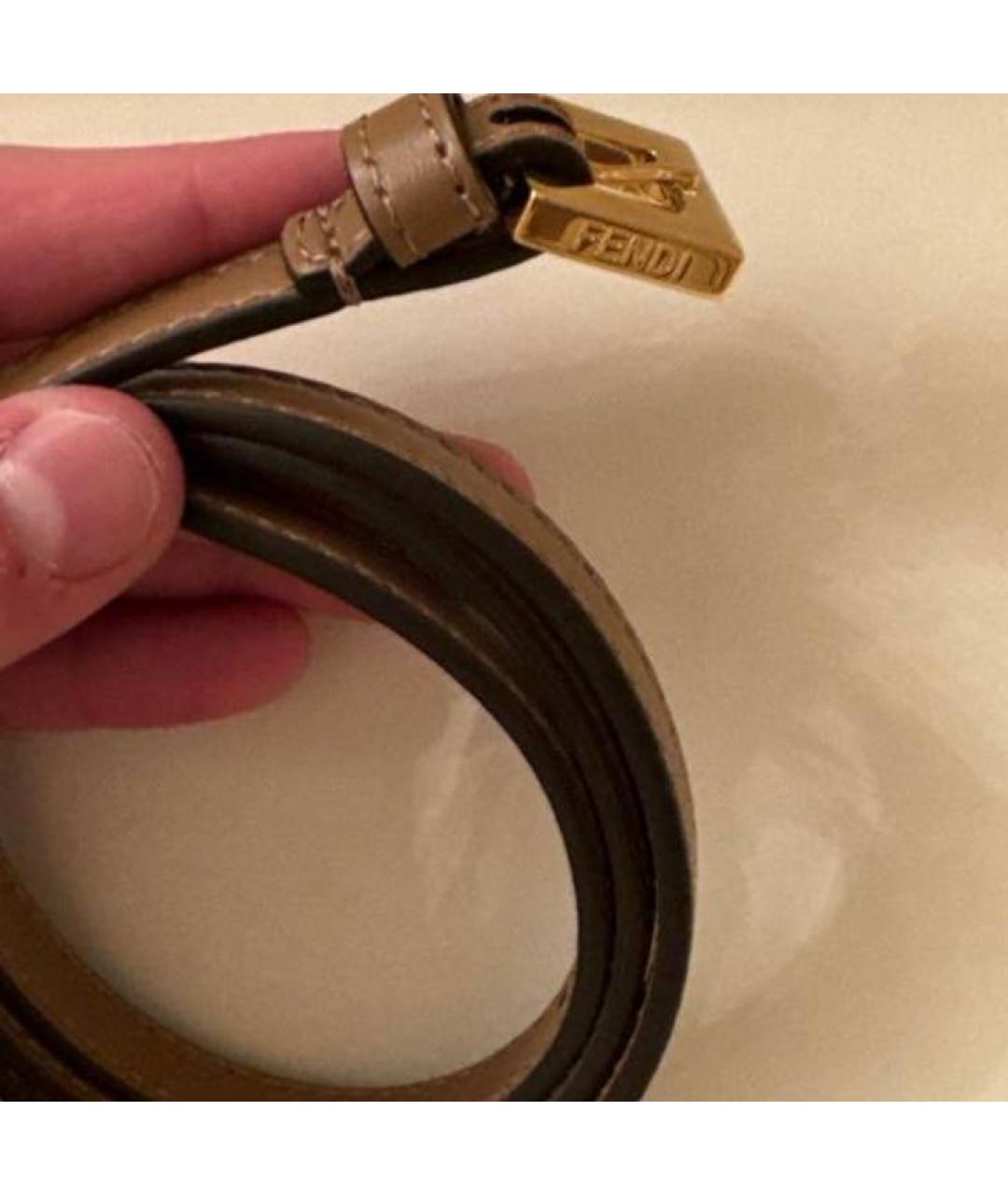 FENDI Коричневая сумка через плечо, фото 5