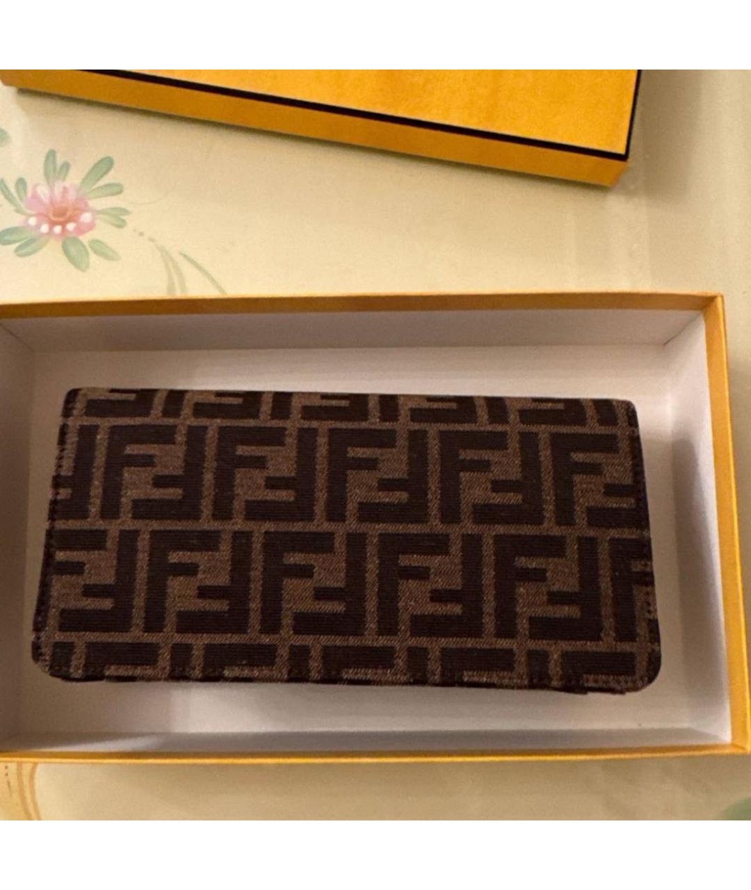 FENDI Коричневая сумка через плечо, фото 3