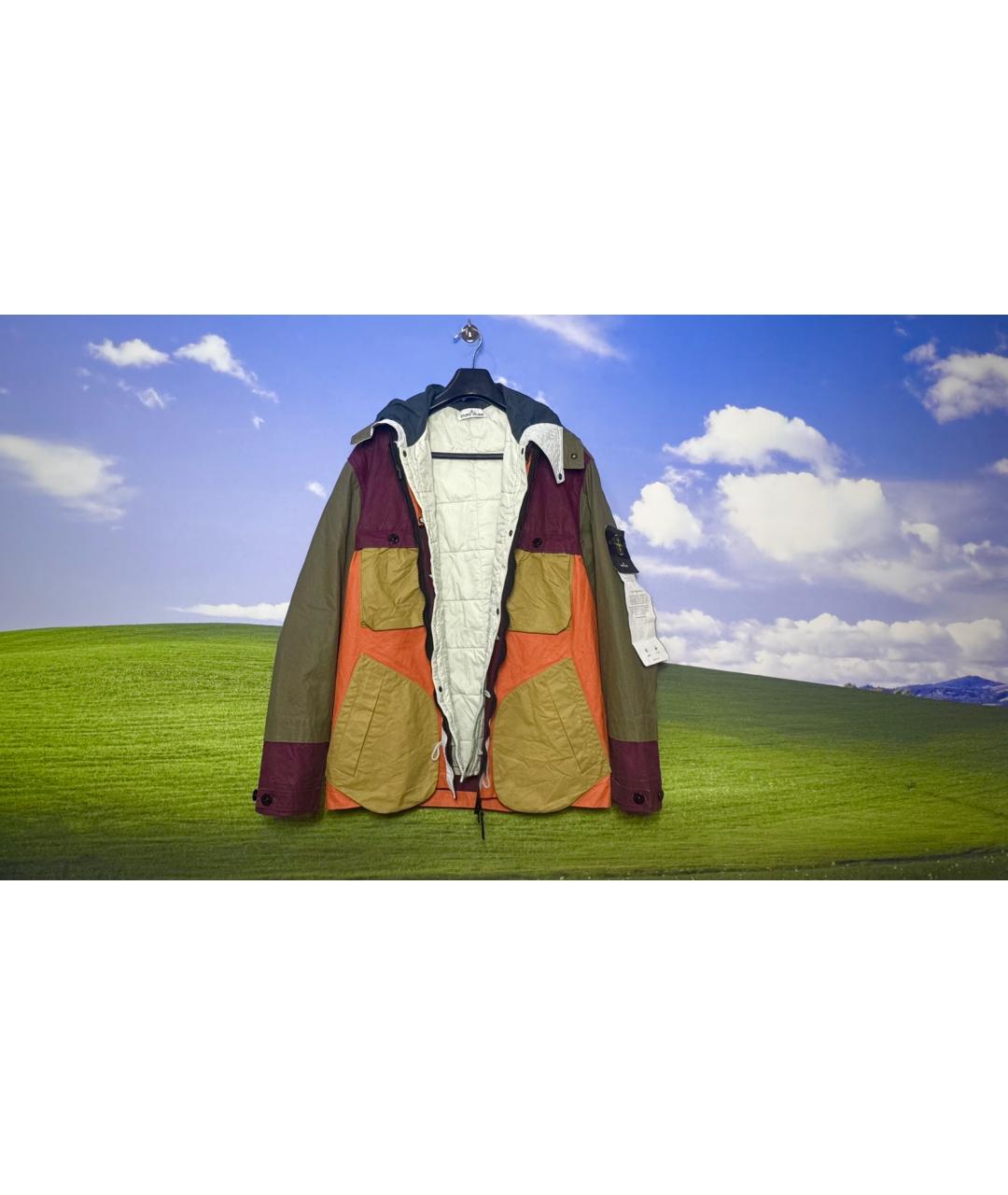 STONE ISLAND Мульти полиуретановая куртка, фото 2