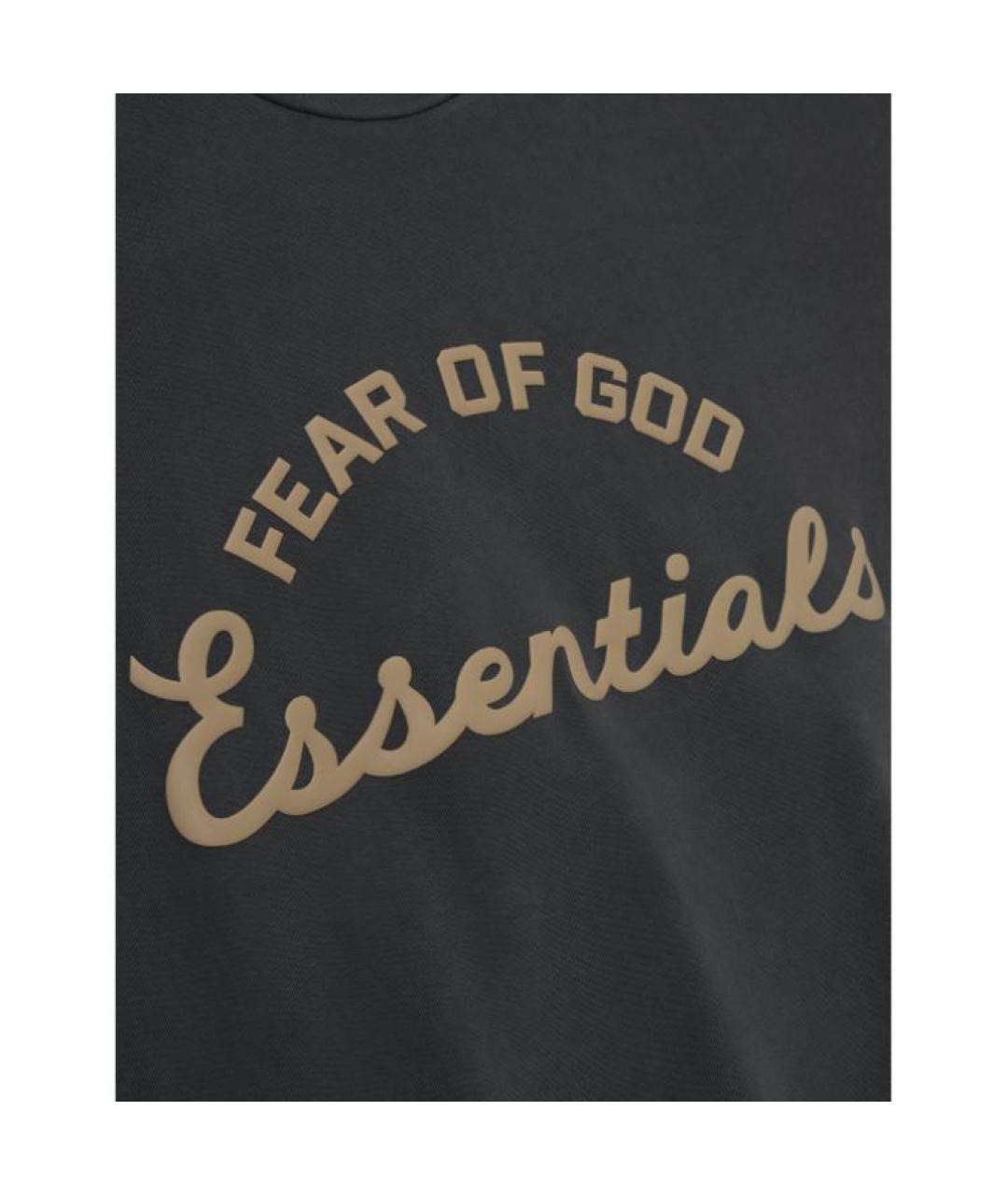 FEAR OF GOD ESSENTIALS Серая футболка, фото 3