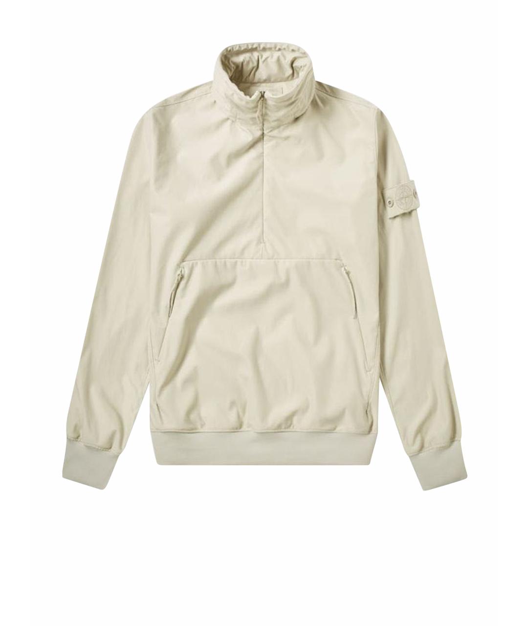 STONE ISLAND Бежевая полиамидовая куртка, фото 1