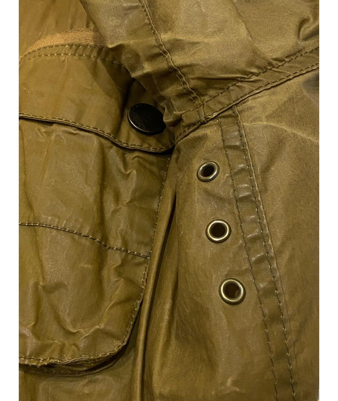 BARBOUR Горчичная хлопковая куртка, фото 6