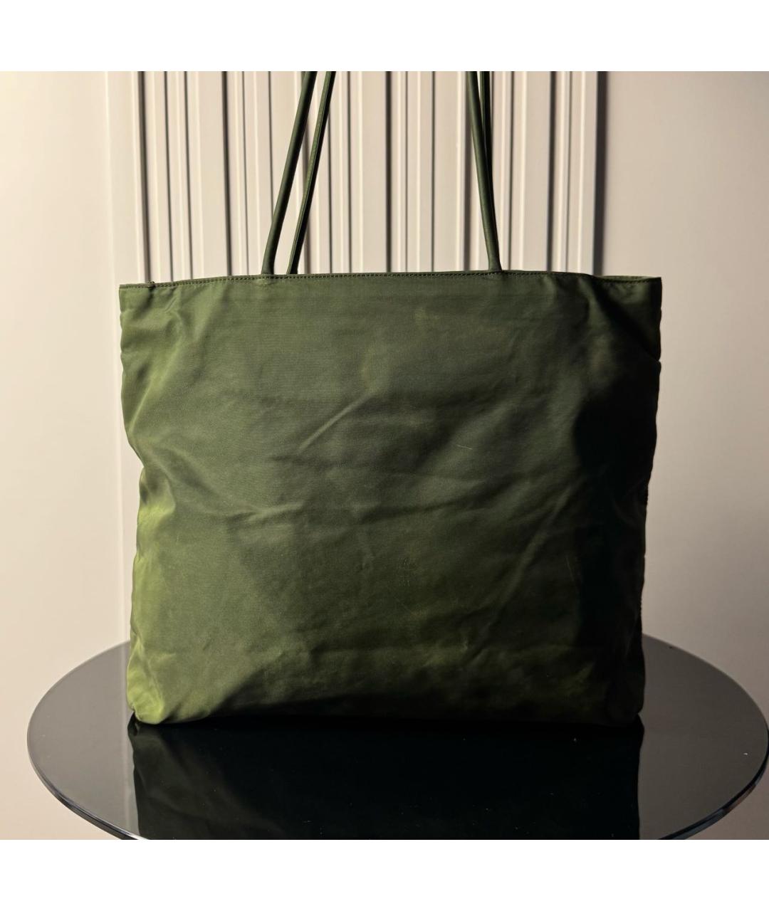 PRADA Зеленая сумка тоут, фото 2
