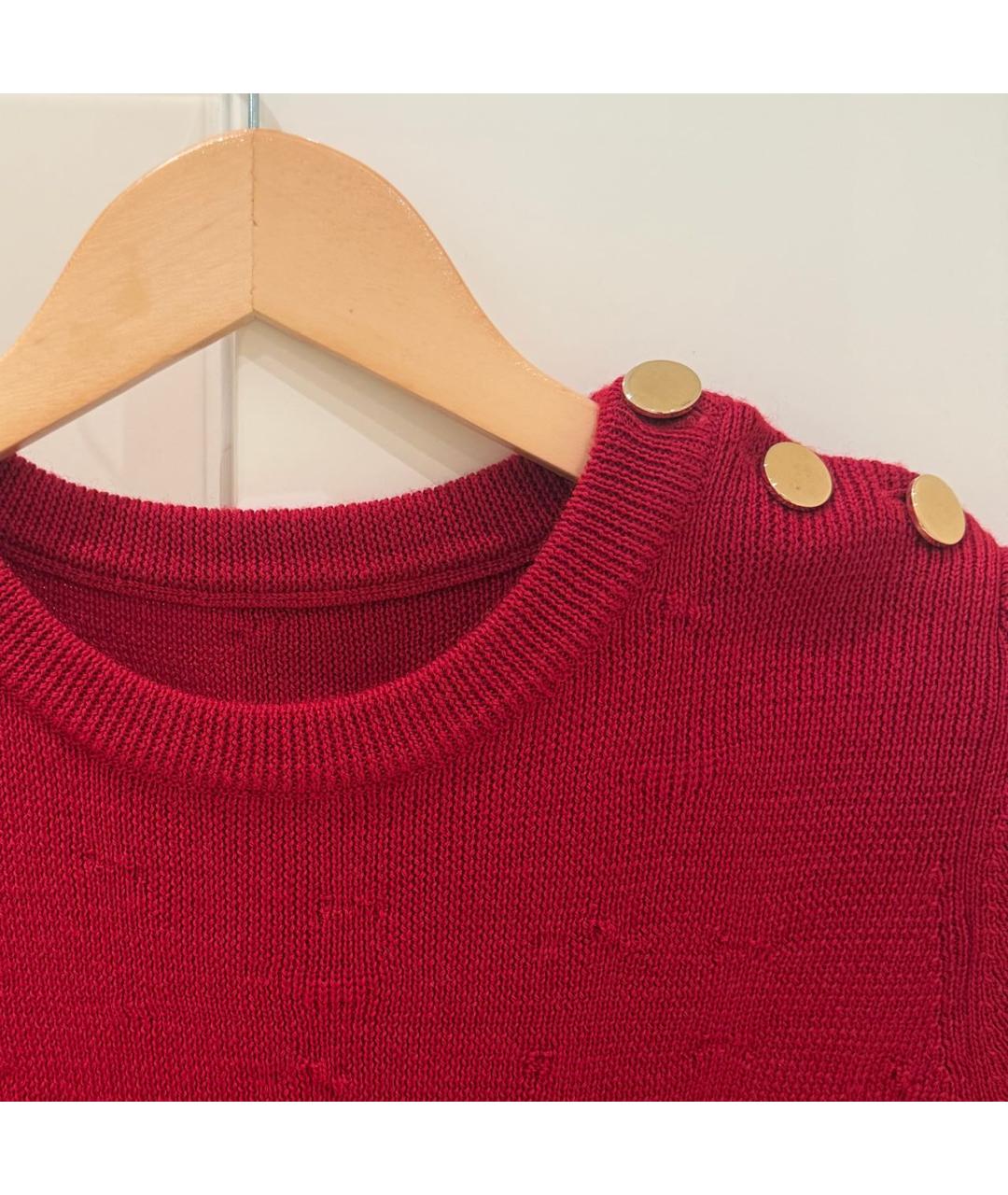 MAISON MARGIELA Красное повседневное платье, фото 2