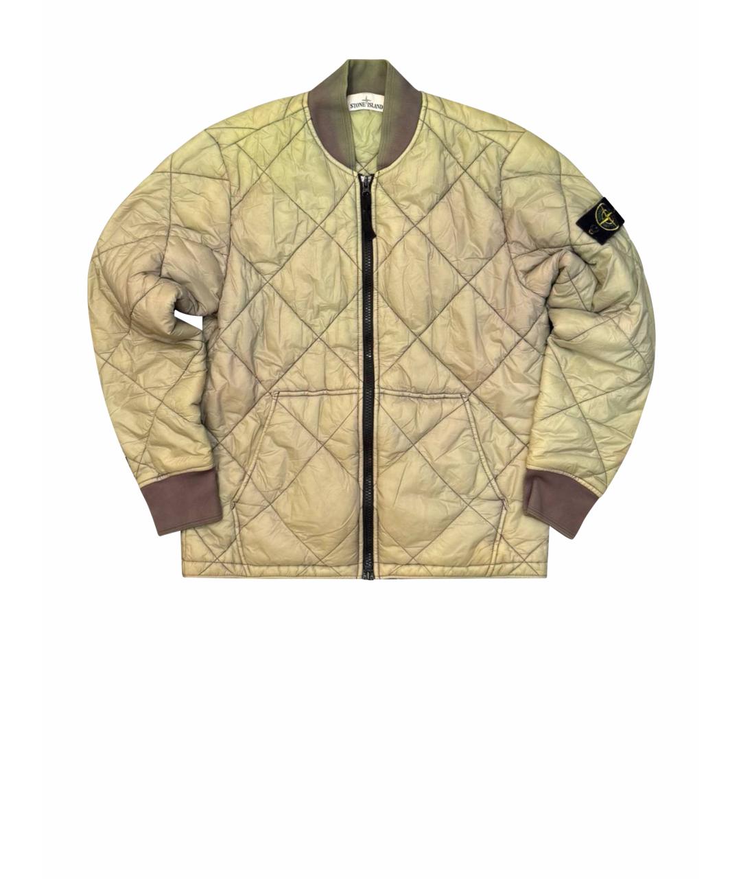 STONE ISLAND Зеленая полиамидовая куртка, фото 1