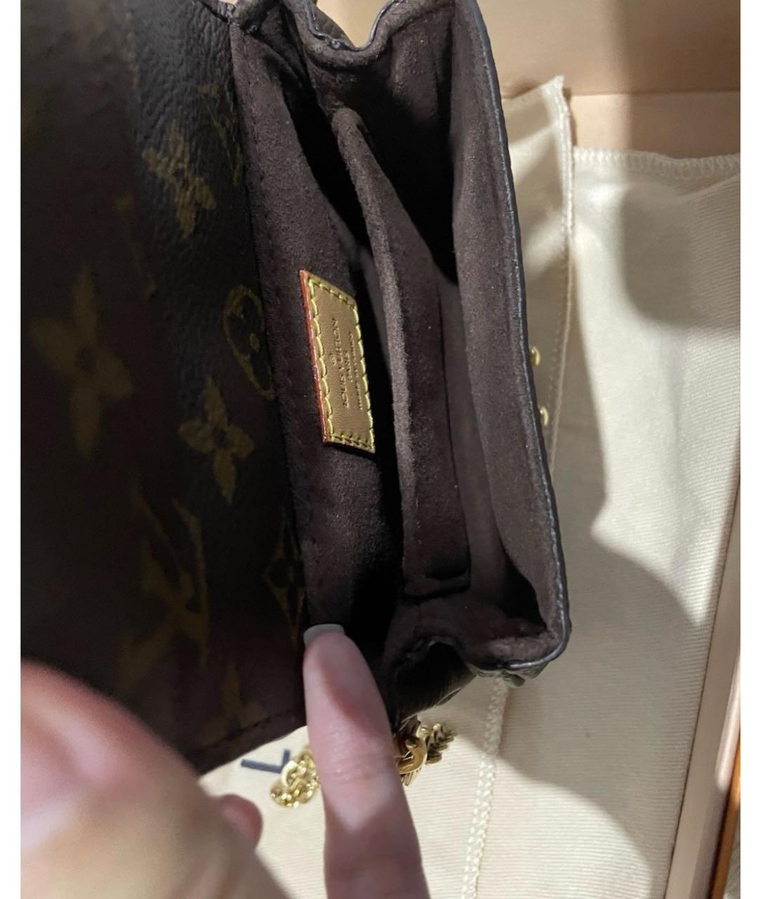 LOUIS VUITTON Коричневая сумка через плечо, фото 5