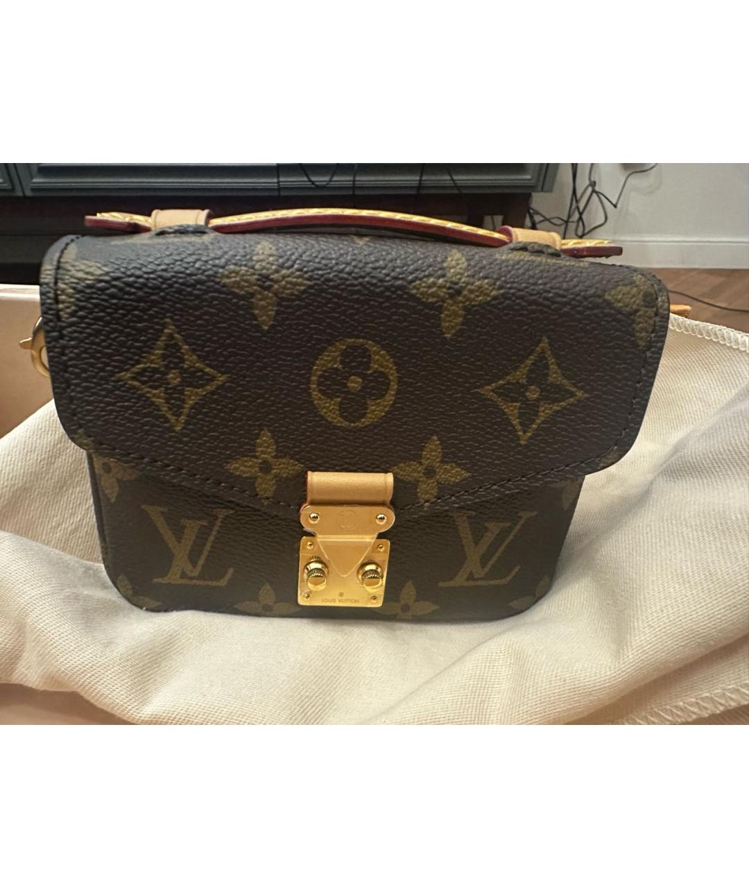 LOUIS VUITTON Коричневая сумка через плечо, фото 2
