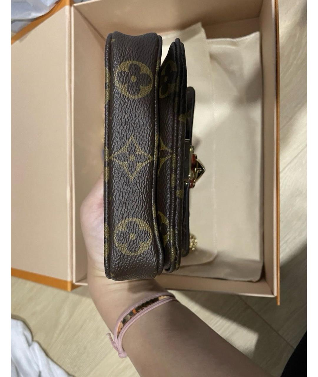 LOUIS VUITTON Коричневая сумка через плечо, фото 7