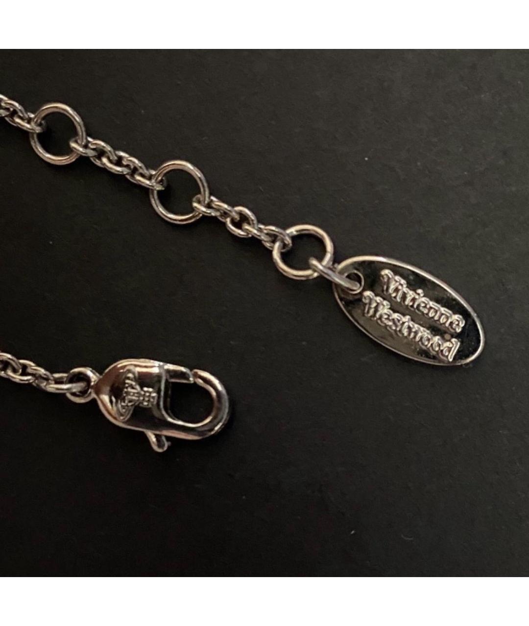 VIVIENNE WESTWOOD Серебрянный латунный браслет, фото 5