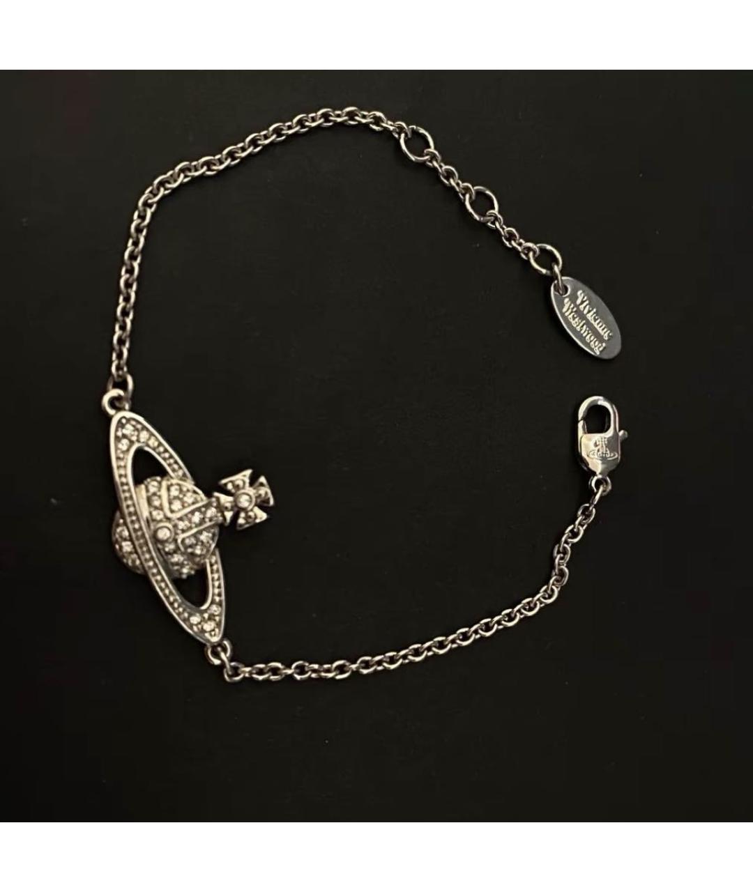 VIVIENNE WESTWOOD Серебрянный латунный браслет, фото 4