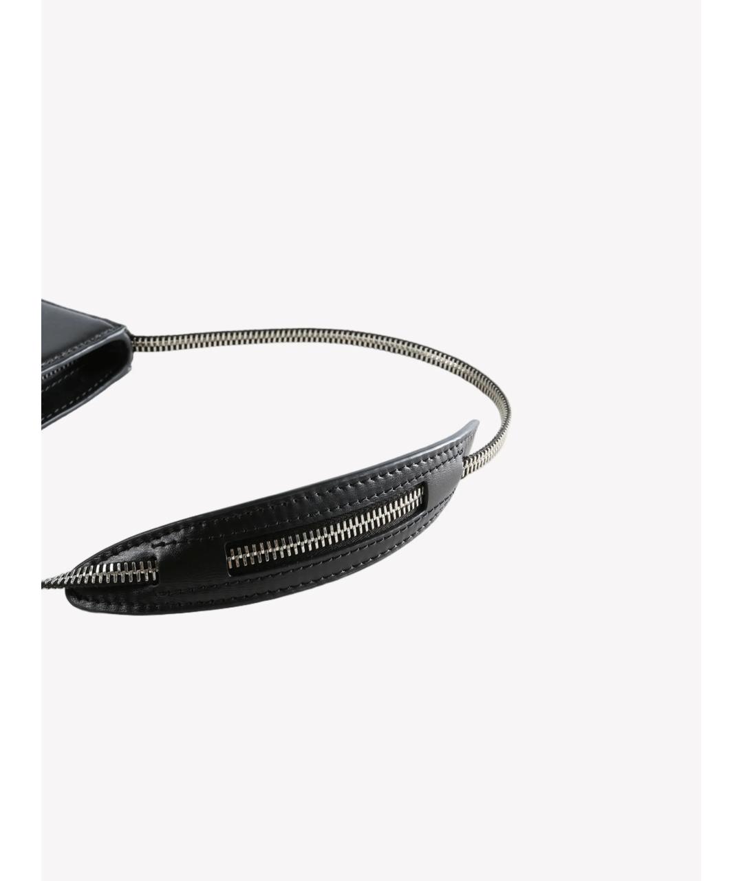 ALEXANDER WANG Черная кожаная сумка через плечо, фото 4