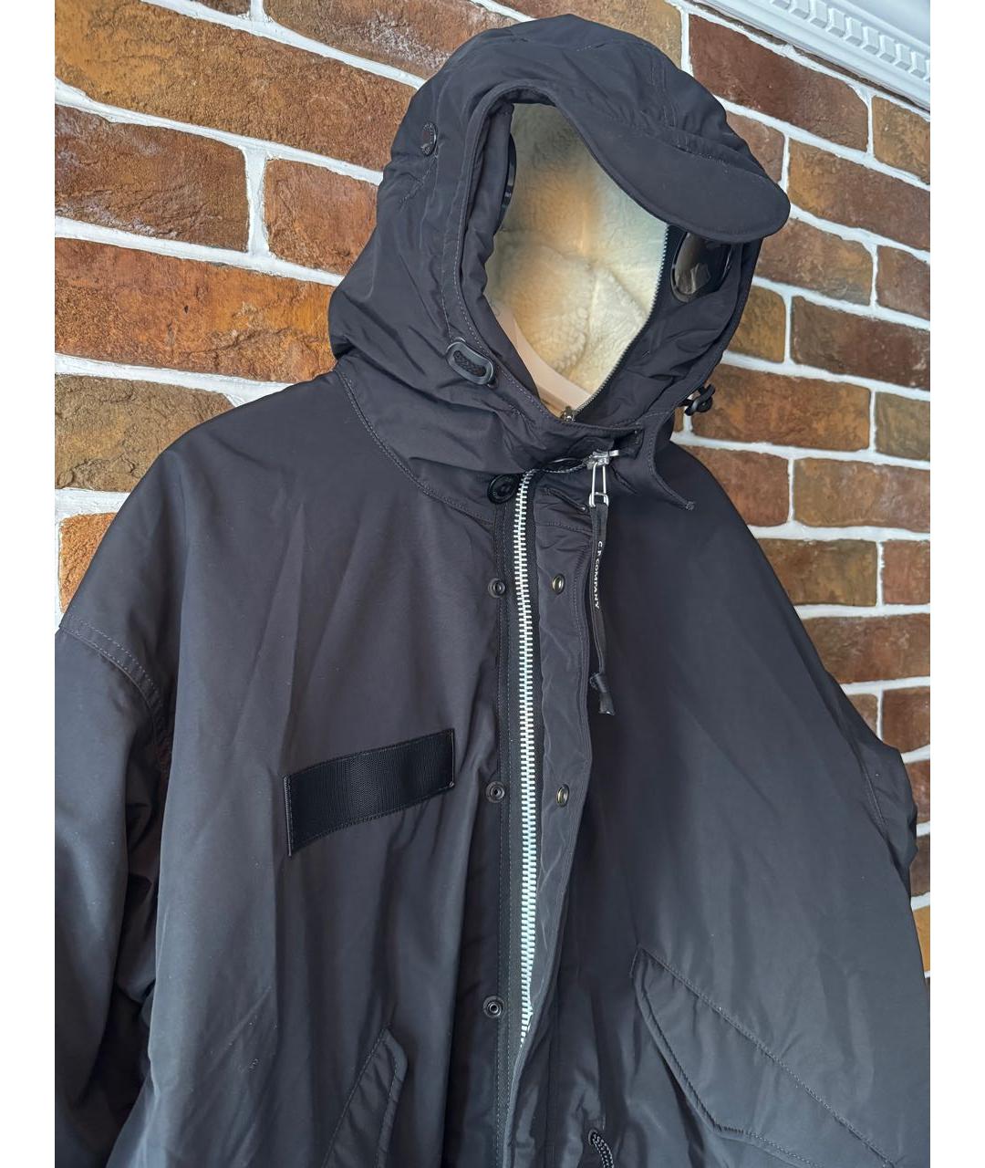 CP COMPANY Черная полиамидовая парка, фото 6