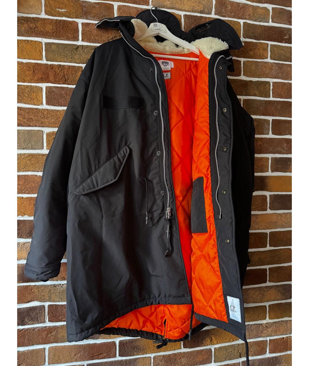 CP COMPANY Черная полиамидовая парка, фото 3