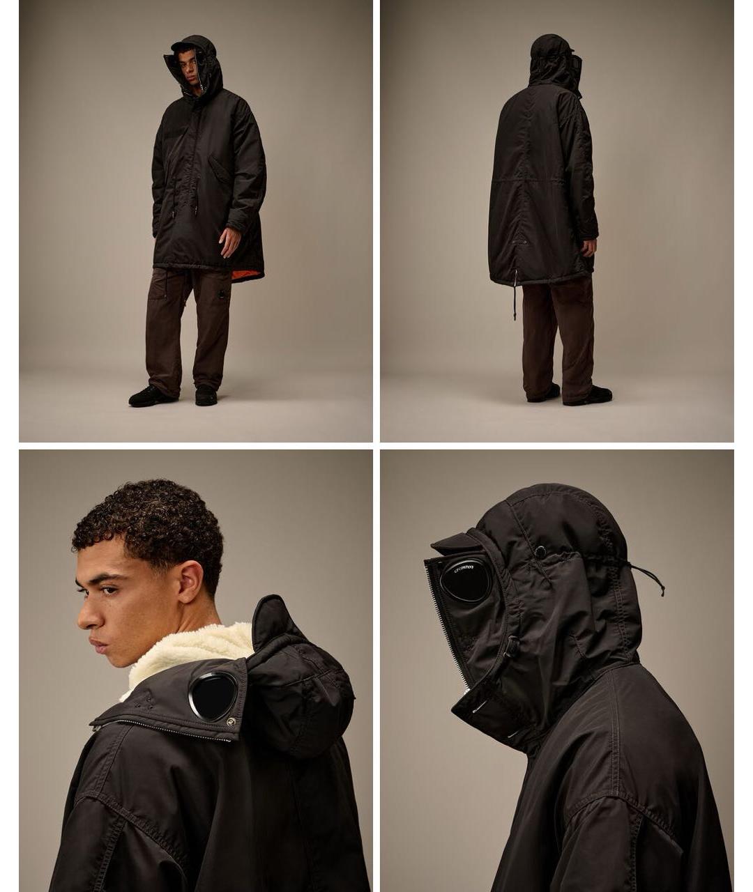 CP COMPANY Черная полиамидовая парка, фото 8