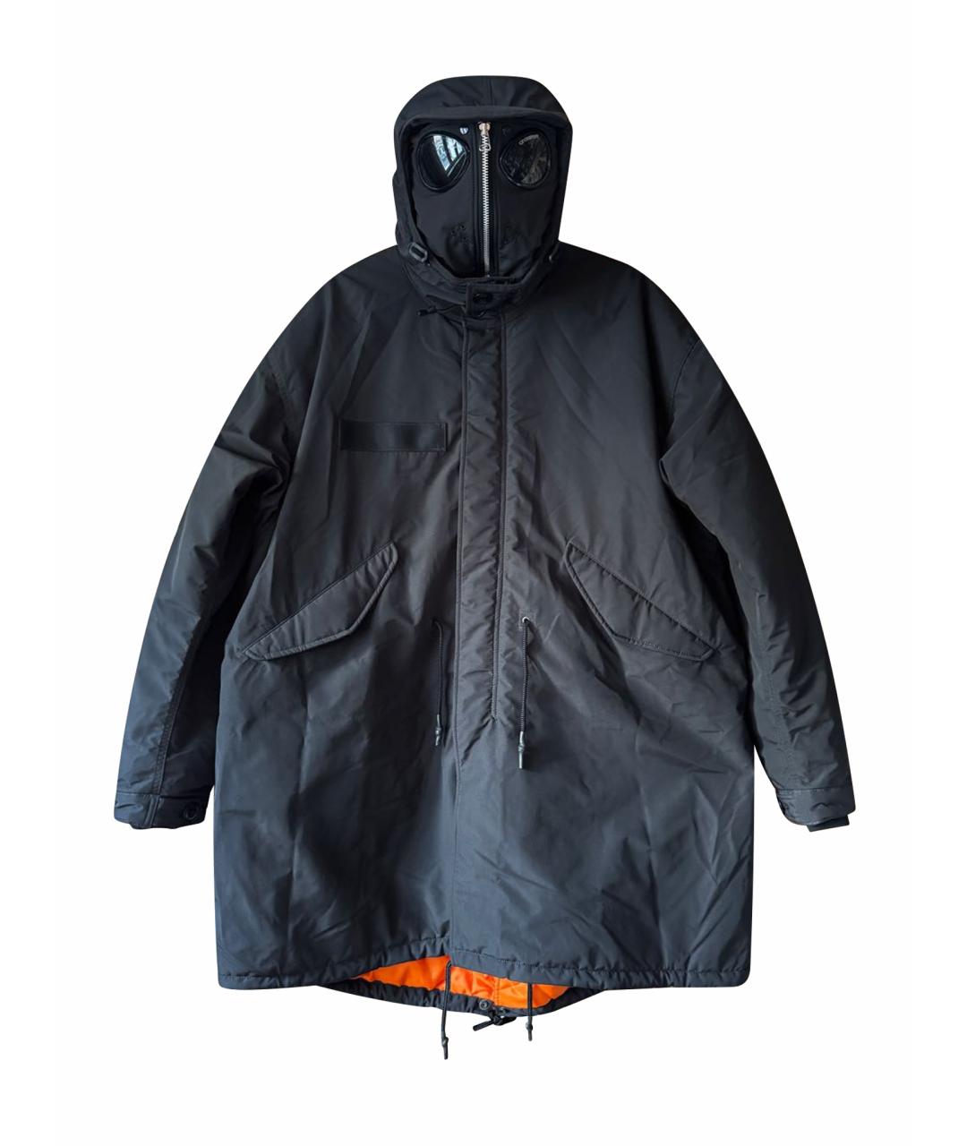 CP COMPANY Черная полиамидовая парка, фото 1