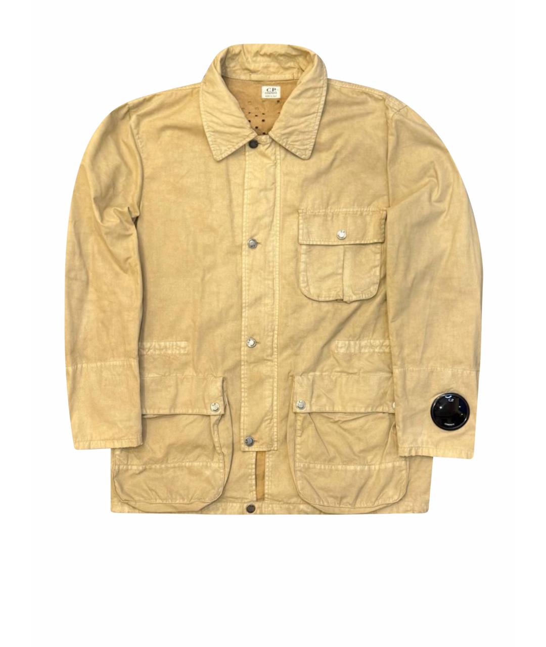 CP COMPANY Бежевый хлопковый тренч / плащ, фото 1