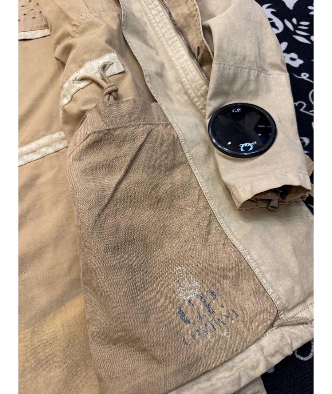 CP COMPANY Бежевый хлопковый тренч / плащ, фото 2