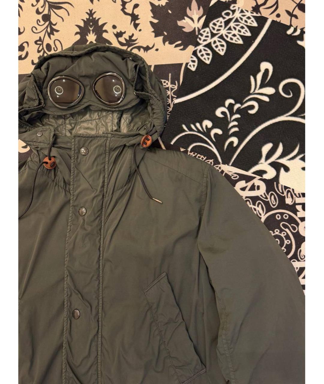 CP COMPANY Зеленая полиамидовая куртка, фото 2