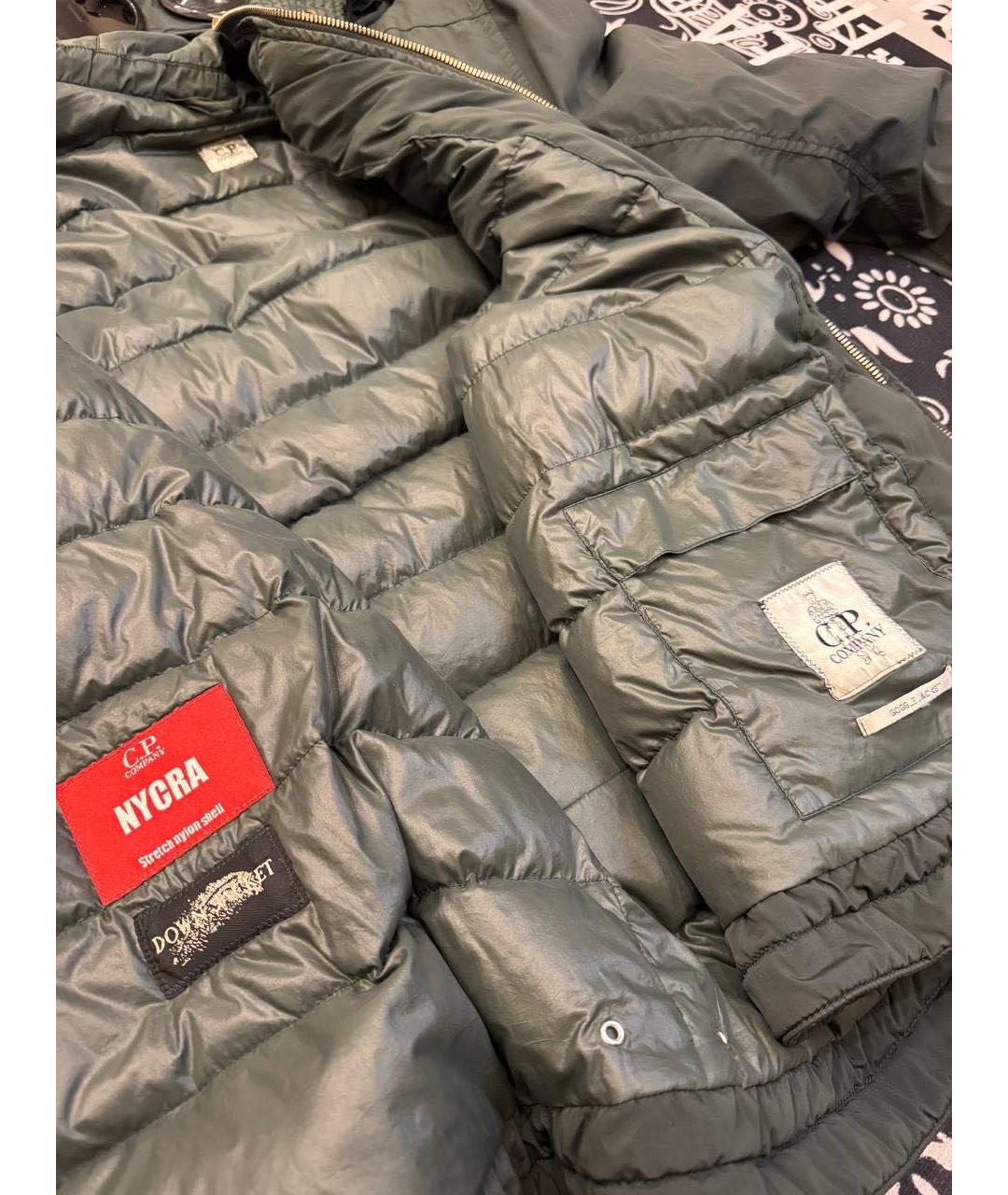 CP COMPANY Зеленая полиамидовая куртка, фото 3
