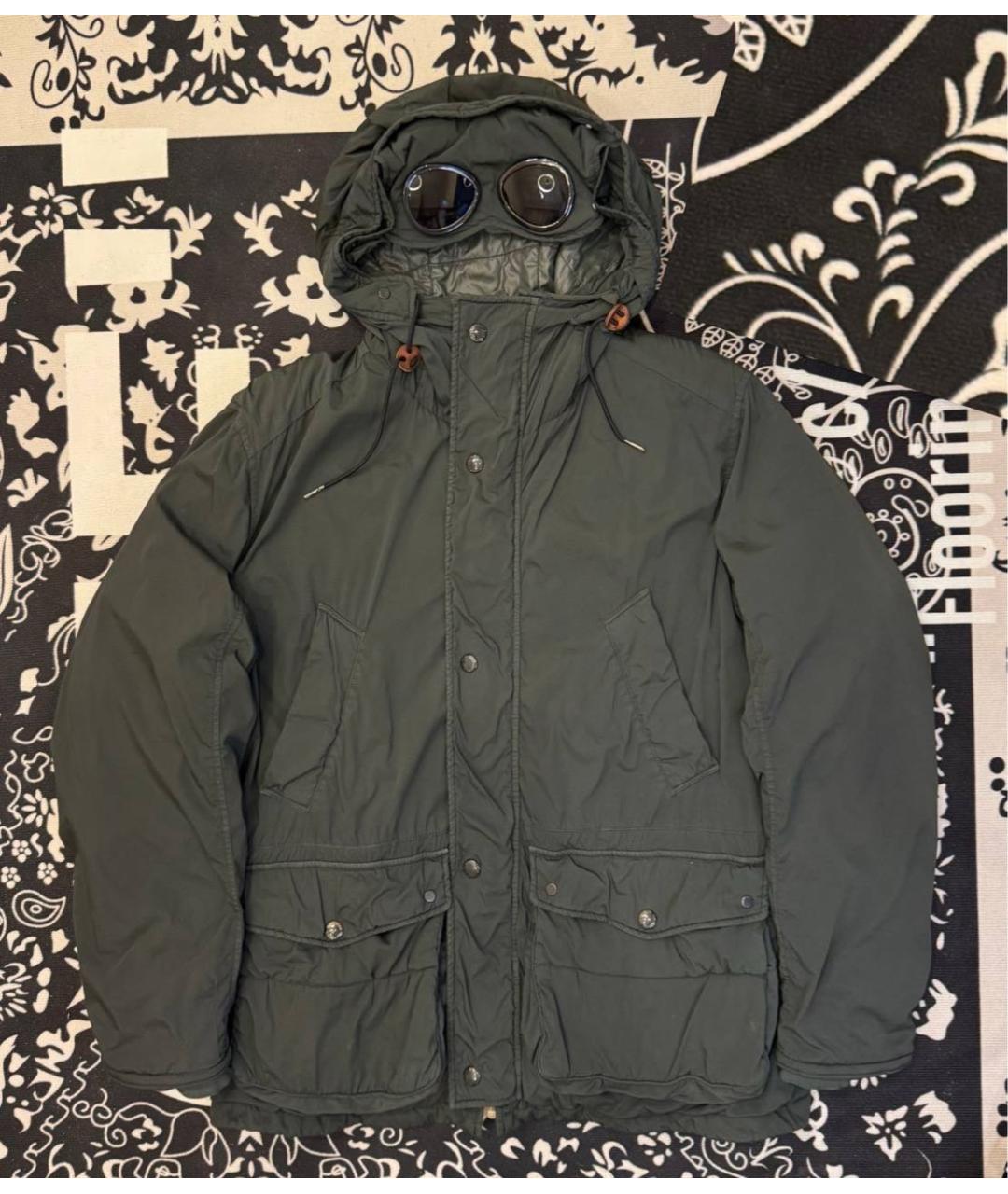 CP COMPANY Зеленая полиамидовая куртка, фото 5