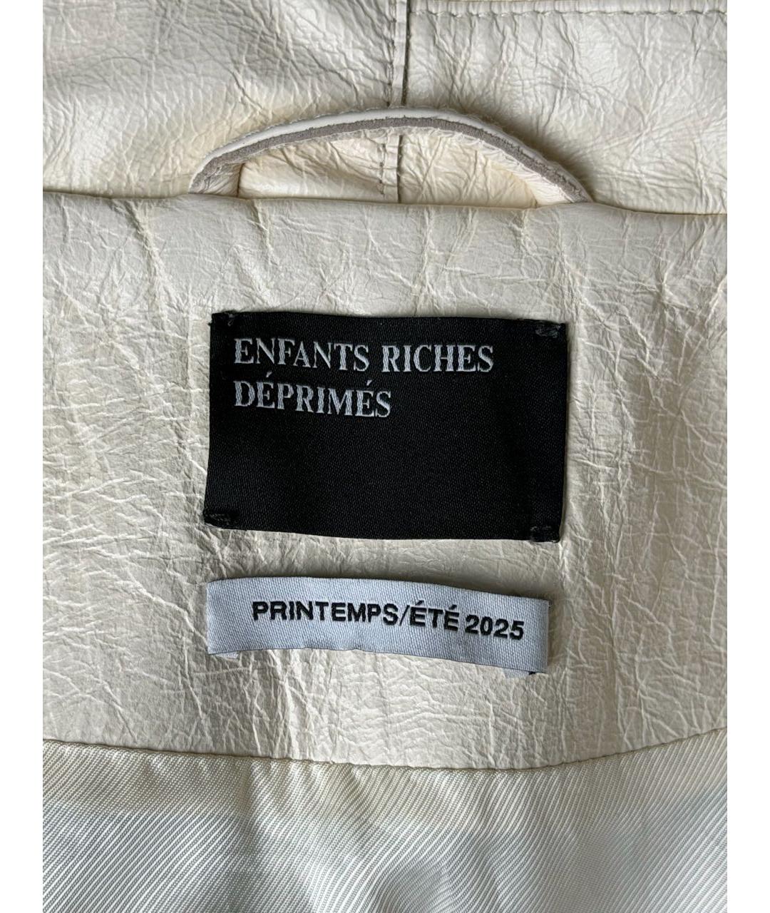 Enfants Riches Déprimés Белая кожаная куртка, фото 7