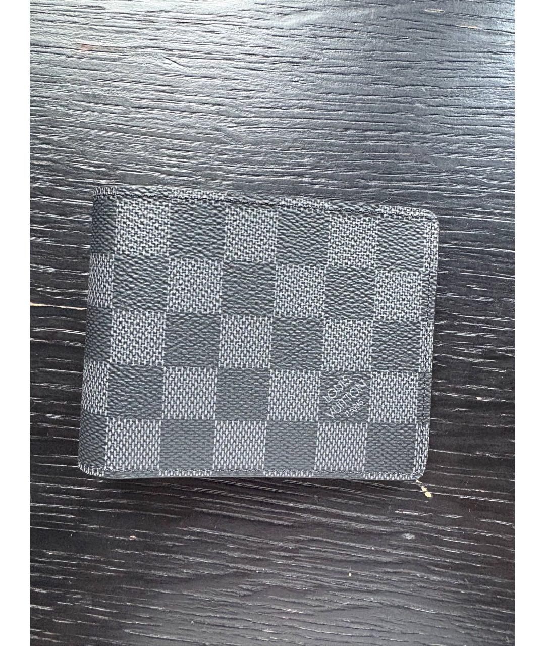 LOUIS VUITTON Черный кошелек, фото 6