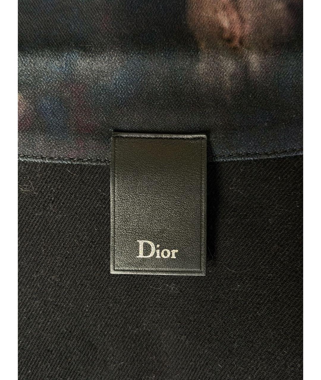 CHRISTIAN DIOR Черная хлопковая куртка, фото 3