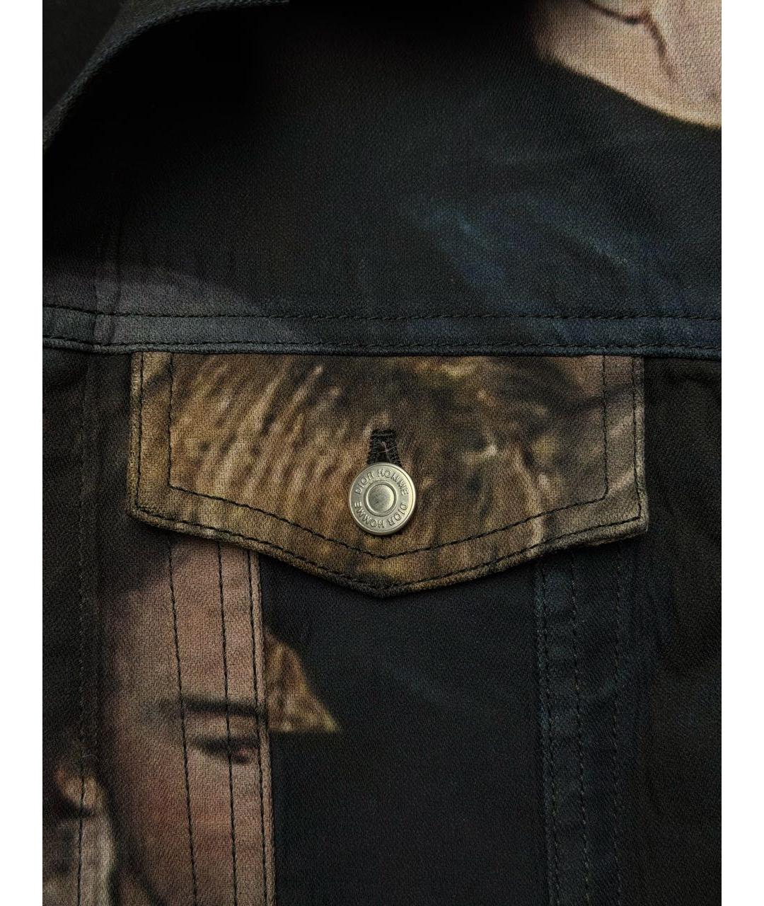 CHRISTIAN DIOR Черная хлопковая куртка, фото 6