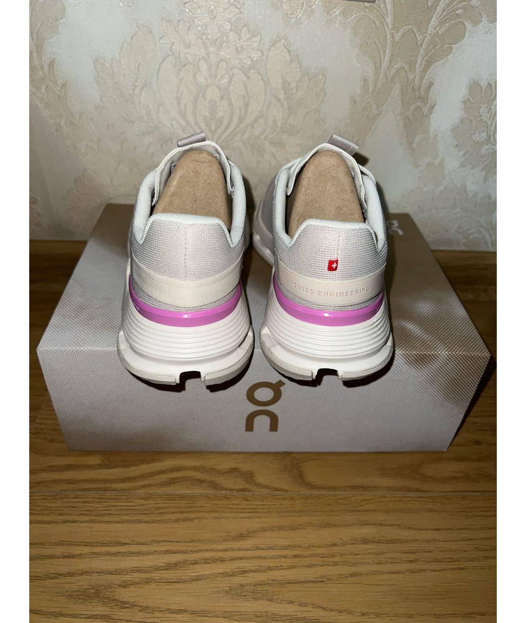 ON Розовые текстильные кроссовки, фото 5